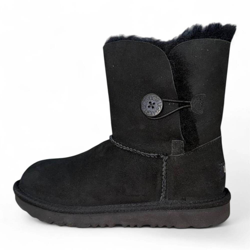 NEW UGG girl's bailey button ii boot in black